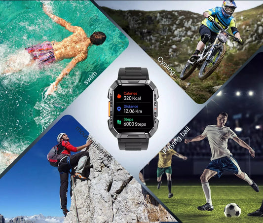 TrailMate – Robuuste Smartwatch voor Avonturiers – Duurzaamheid & Avontuur