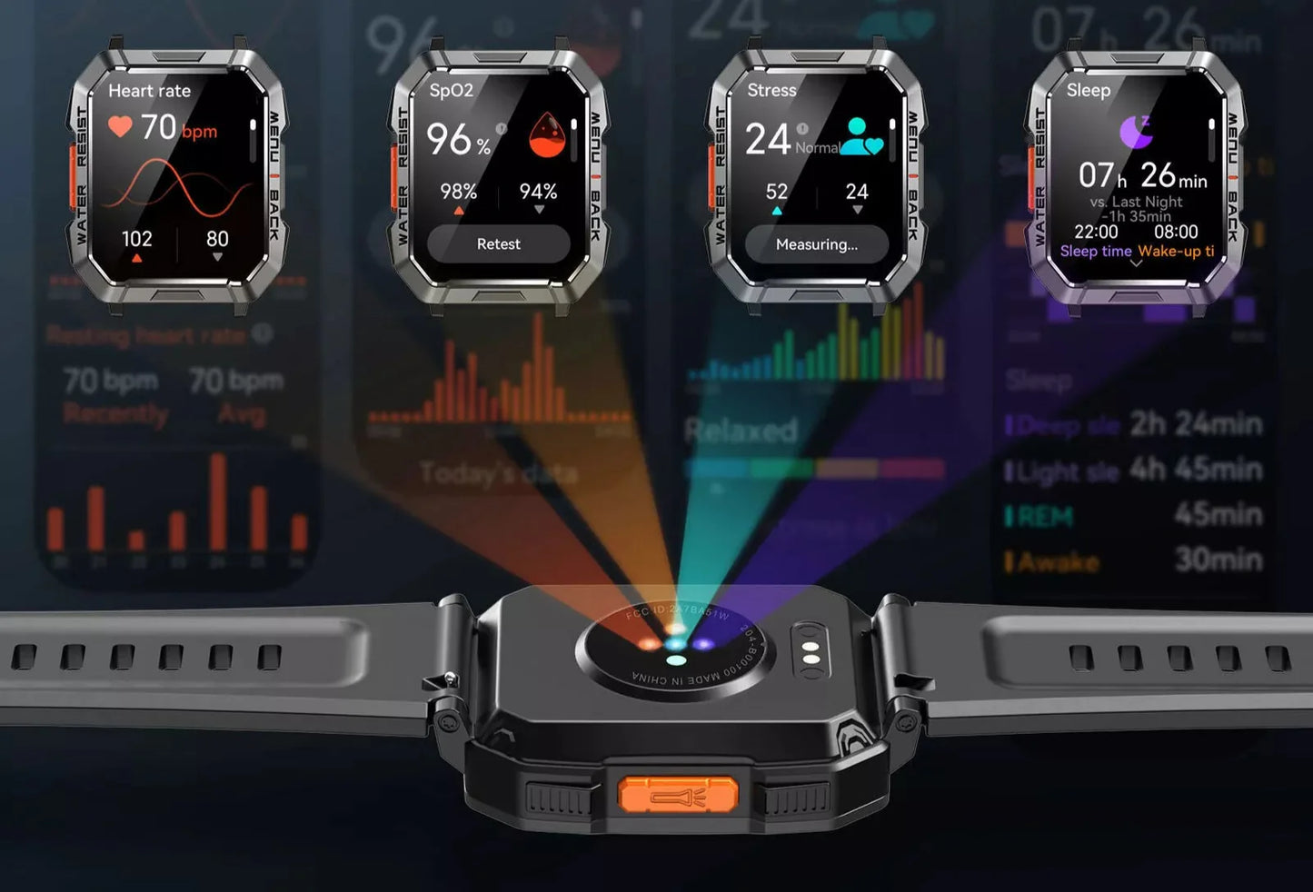 TrailMate – Robuuste Smartwatch voor Avonturiers – Duurzaamheid & Avontuur