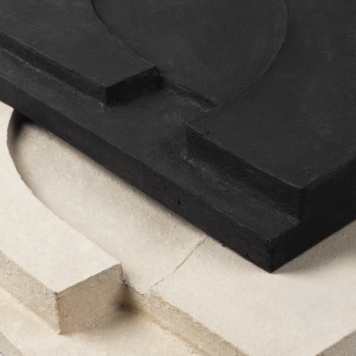 Open Box - Serif Relief - Dark Grey