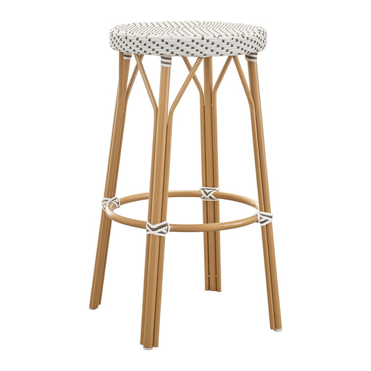 Simone Rattan Outdoor Bar Stool