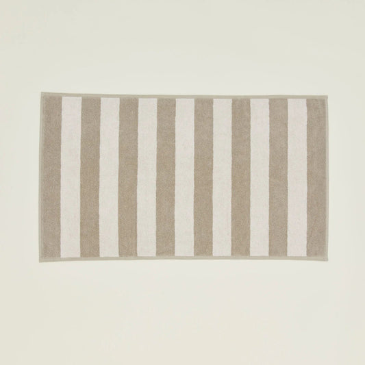Simple Striped Terry Bath Mat