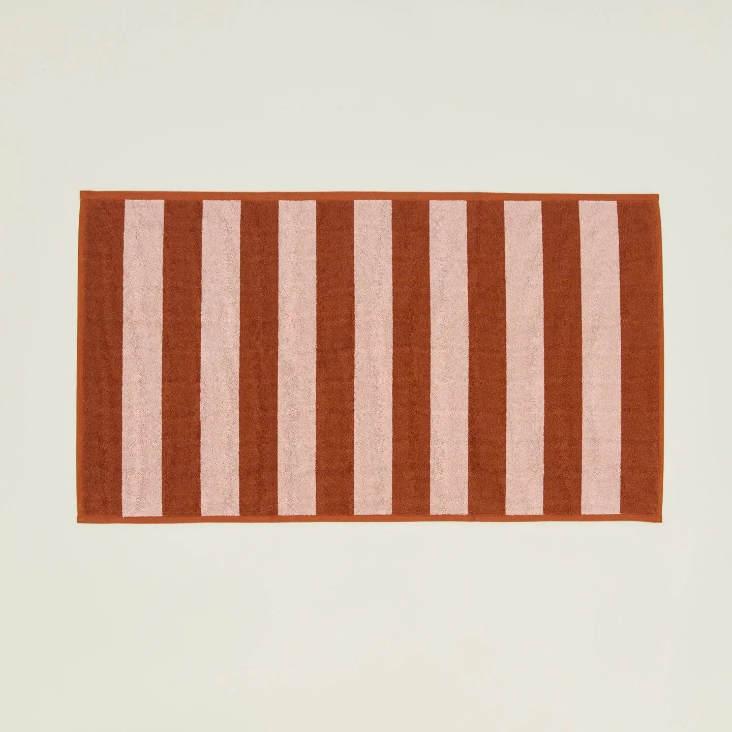 Simple Striped Terry Bath Mat