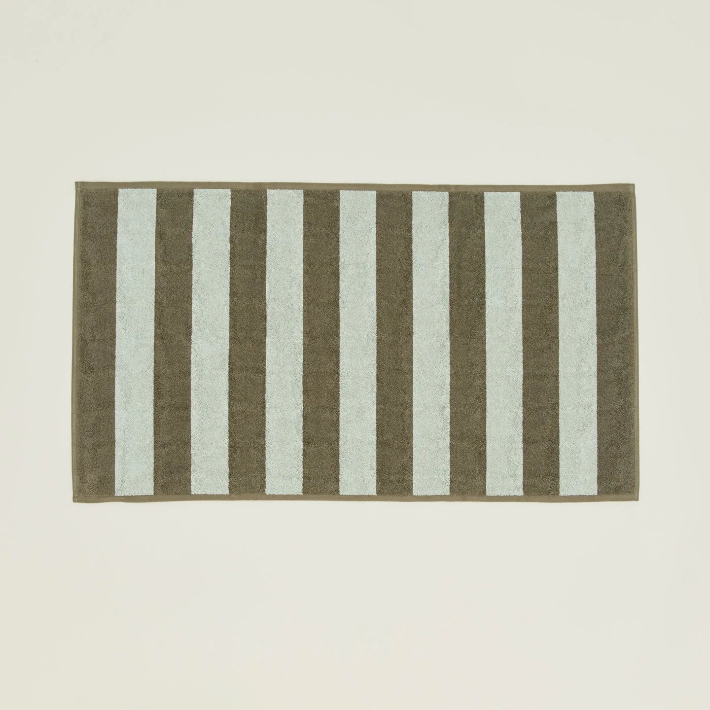 Simple Striped Terry Bath Mat