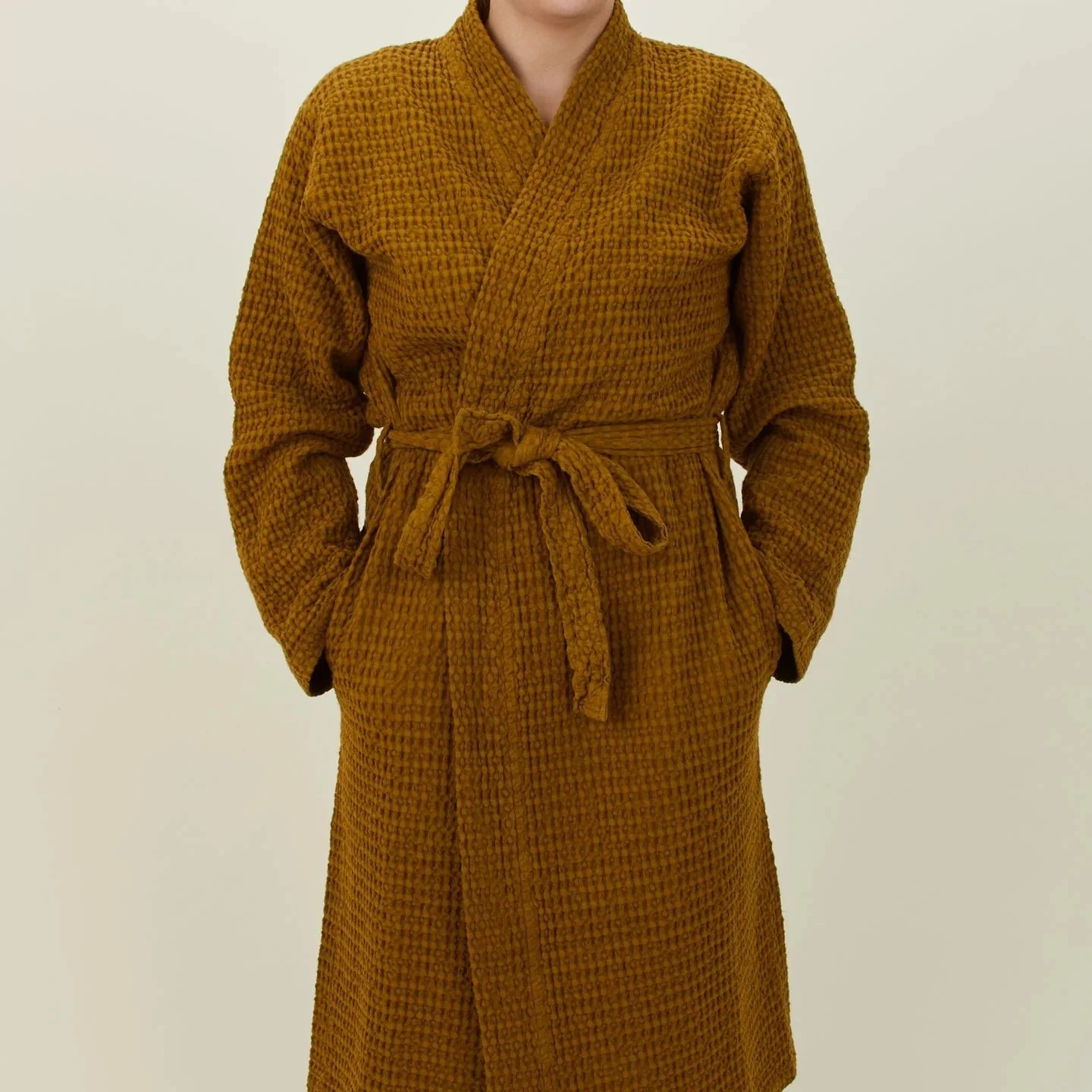 Simple Waffle Bathrobe