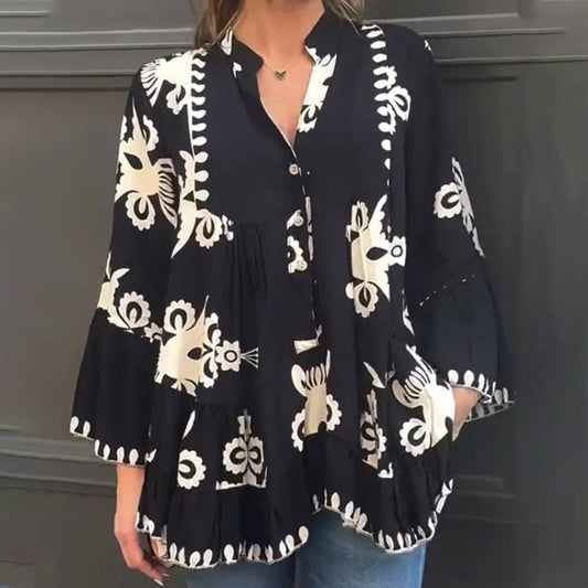 Adela - Stijlvolle Boho Blouse voor Vrouwen