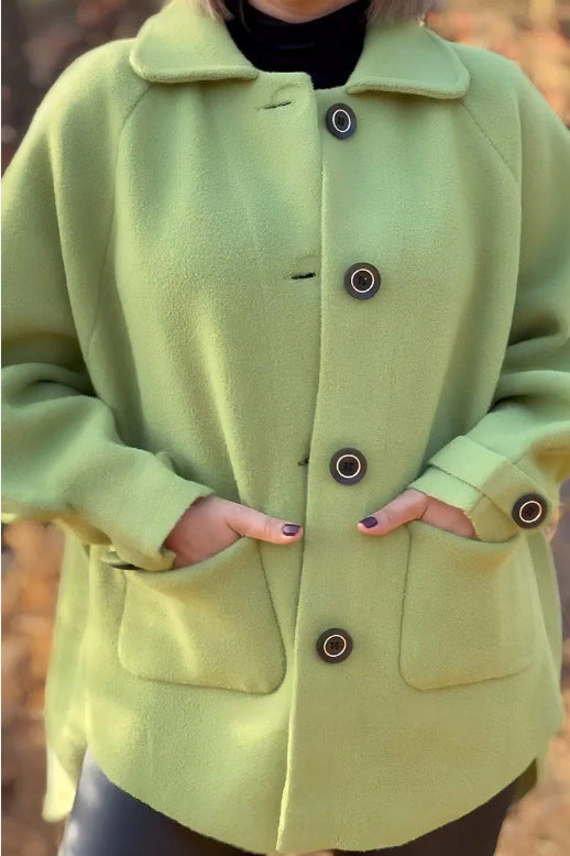 Beatrine - Modern Jasje met Knopen voor Vrouwen