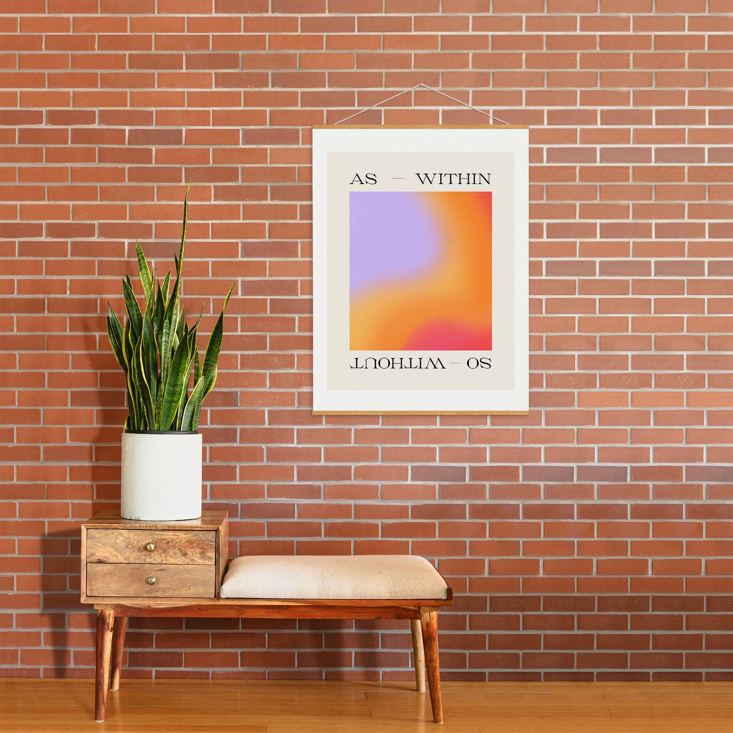 Tiger Spirit As Within So Without Art Print