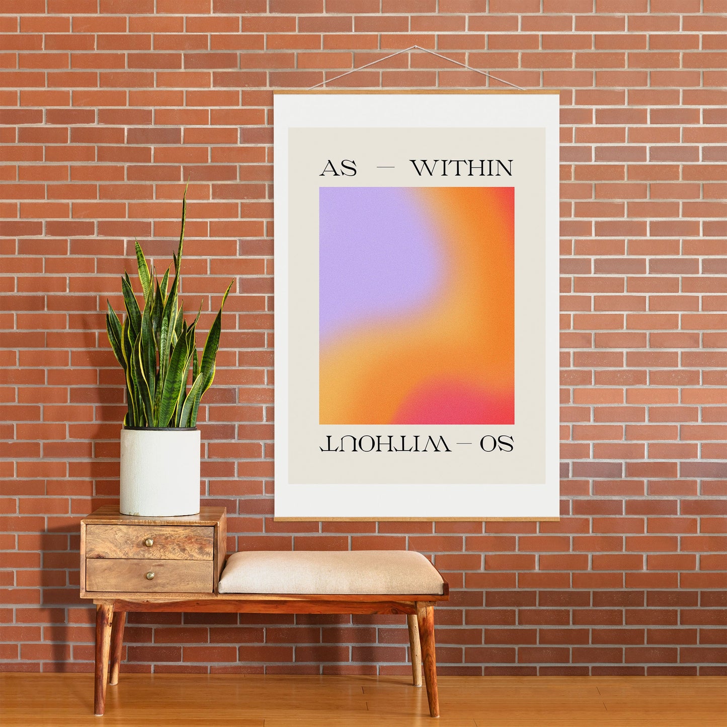 Tiger Spirit As Within So Without Art Print