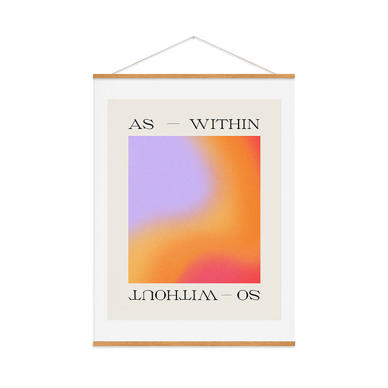 Tiger Spirit As Within So Without Art Print