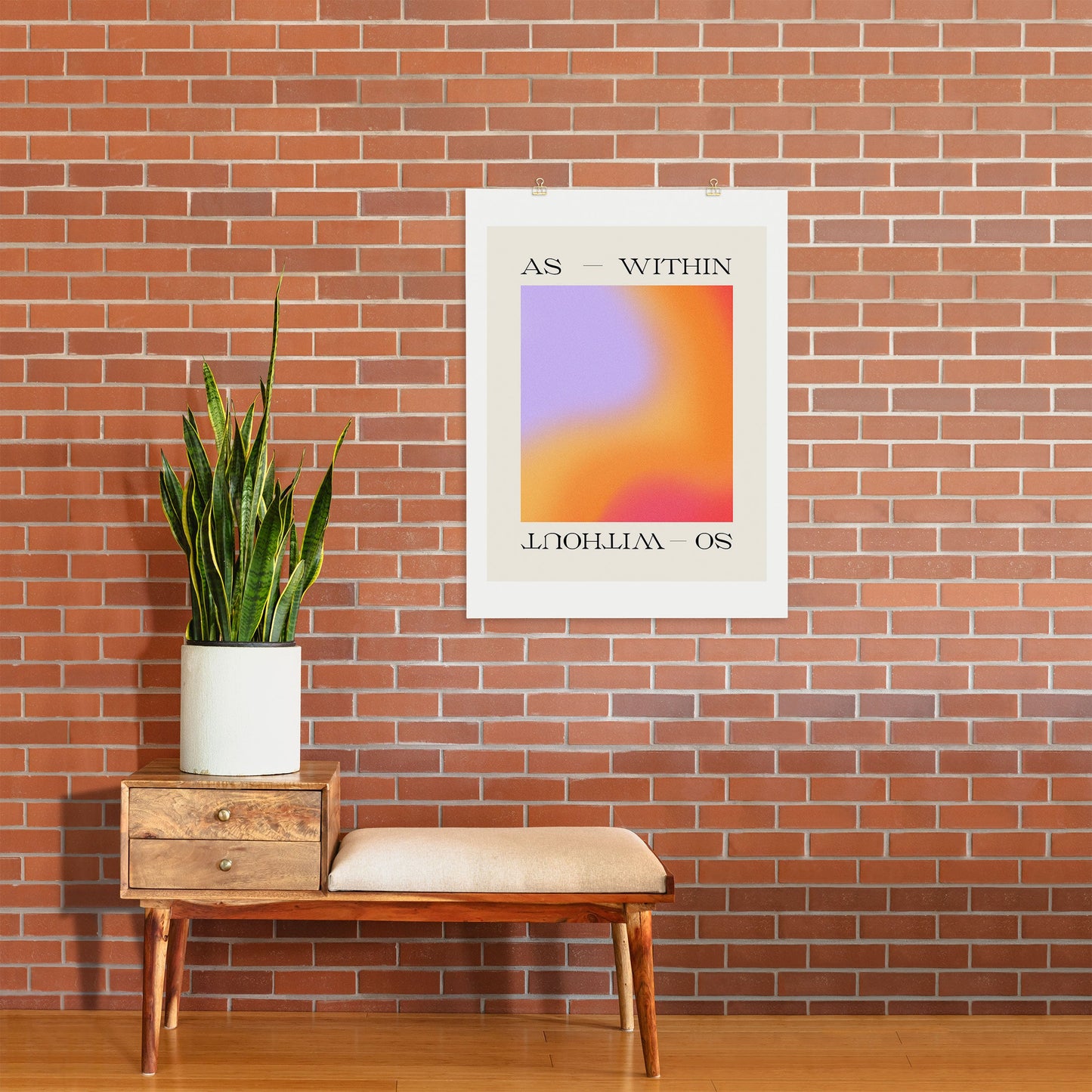 Tiger Spirit As Within So Without Art Print