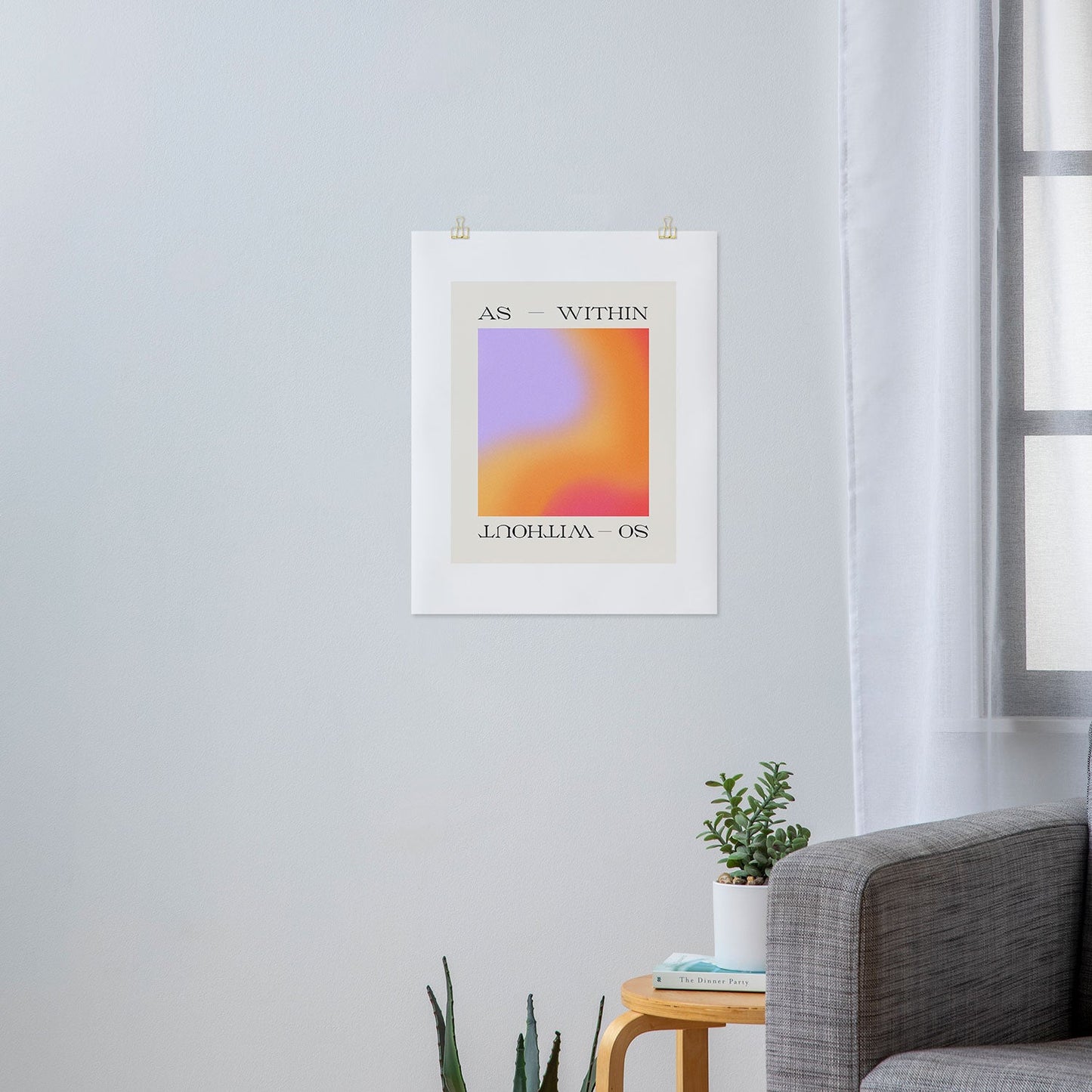Tiger Spirit As Within So Without Art Print