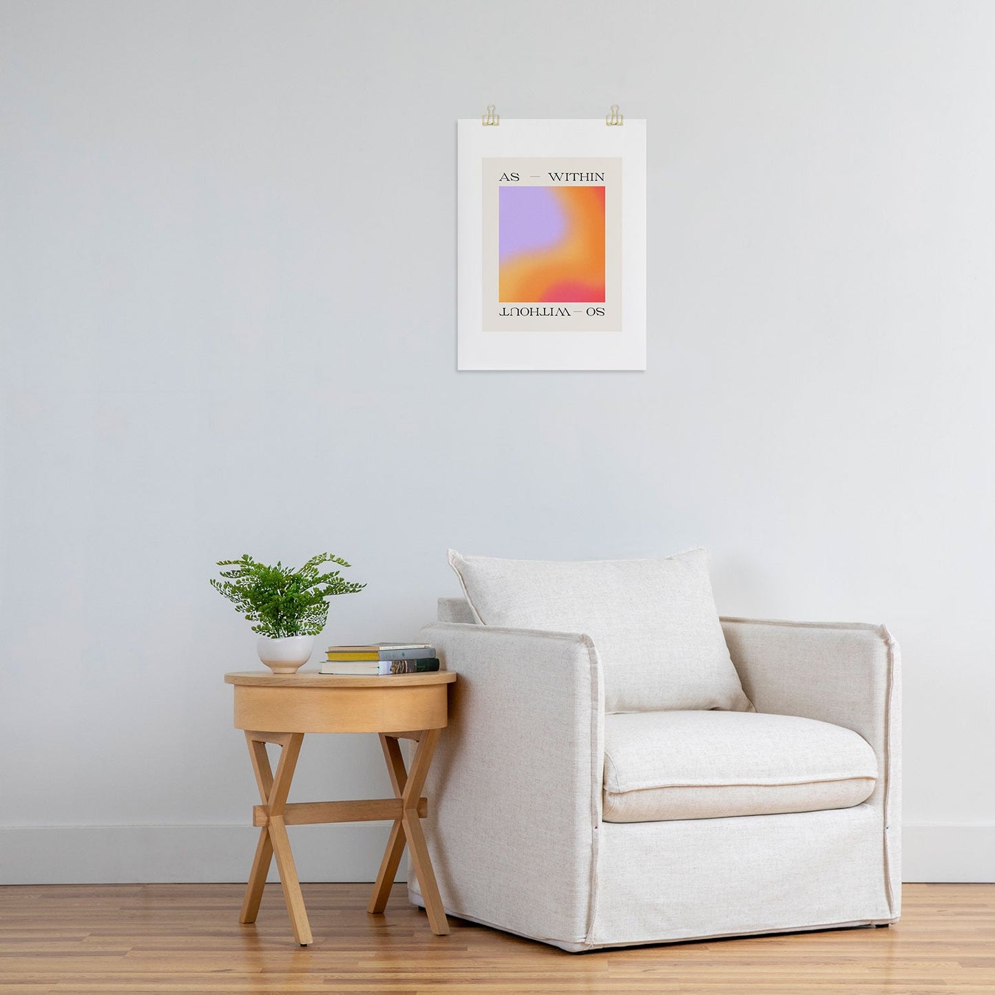 Tiger Spirit As Within So Without Art Print