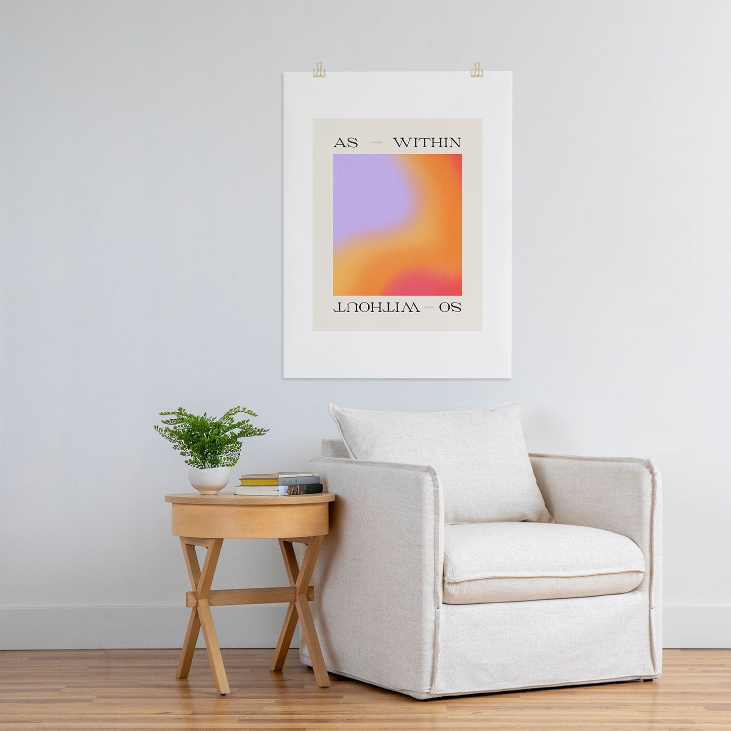 Tiger Spirit As Within So Without Art Print
