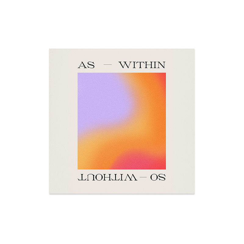 Tiger Spirit As Within So Without Art Print