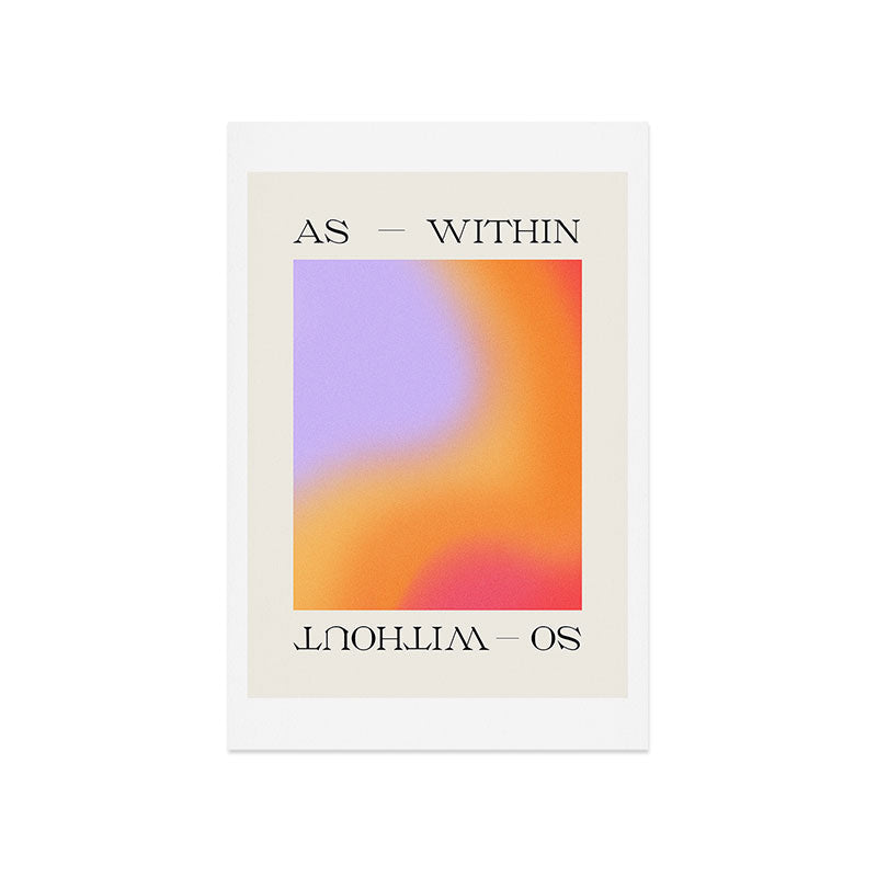 Tiger Spirit As Within So Without Art Print