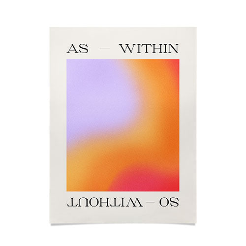 Tiger Spirit As Within So Without Poster