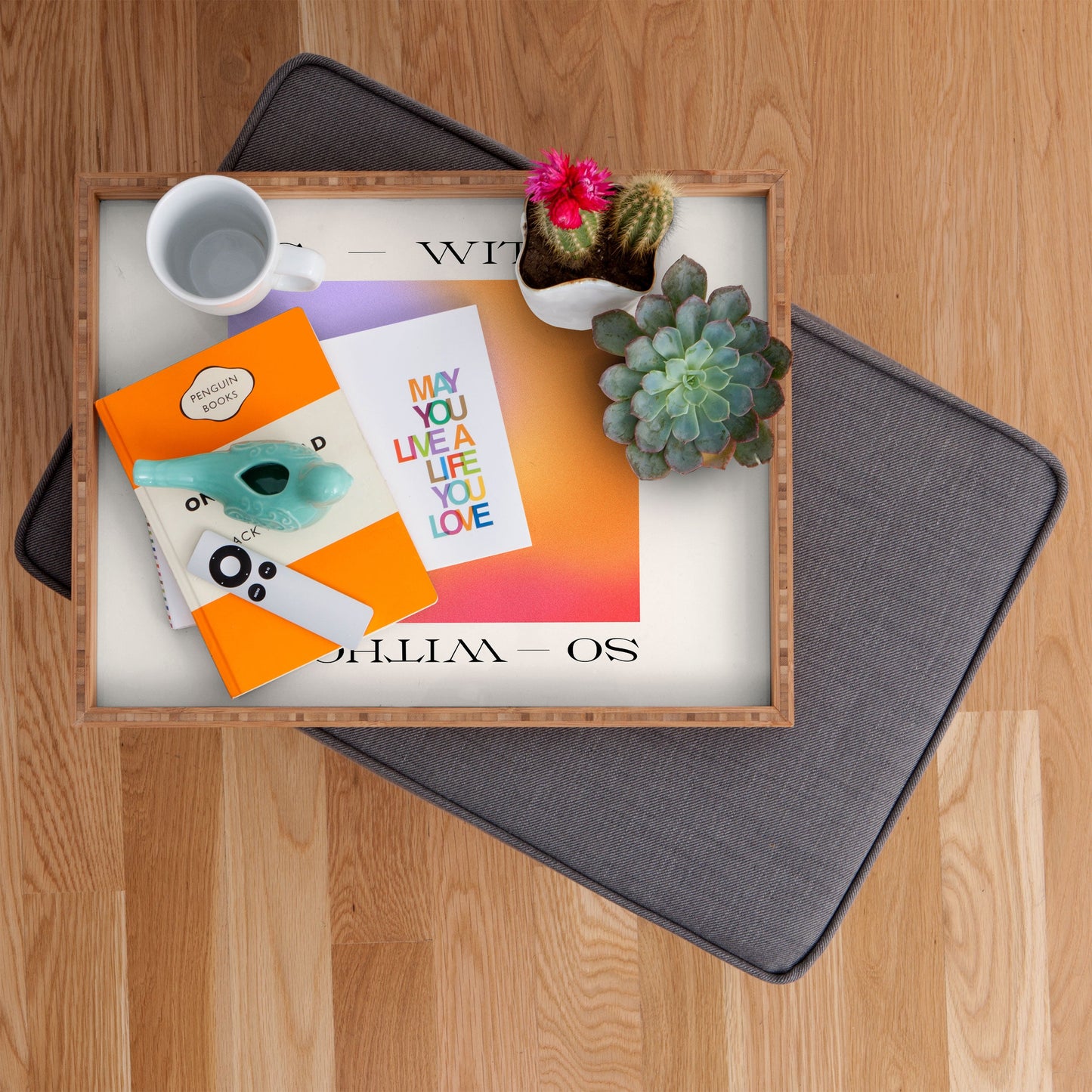 Tiger Spirit As Within So Without Rectangular Tray