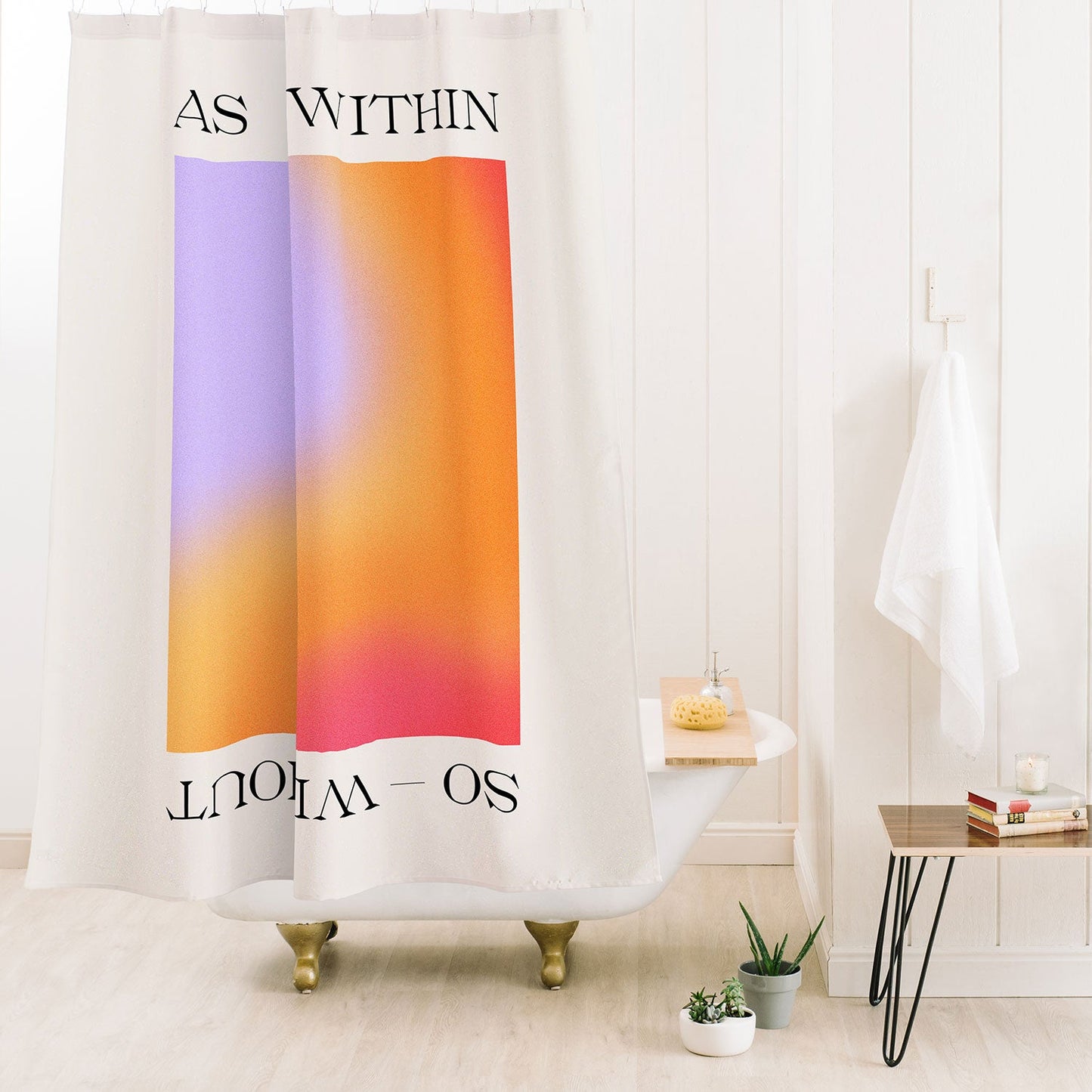 Tiger Spirit As Within So Without Shower Curtain