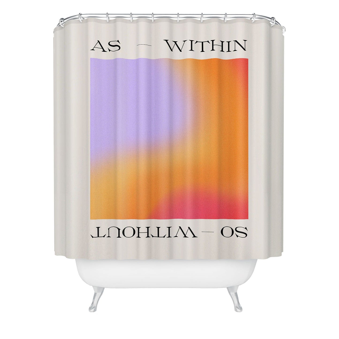 Tiger Spirit As Within So Without Shower Curtain