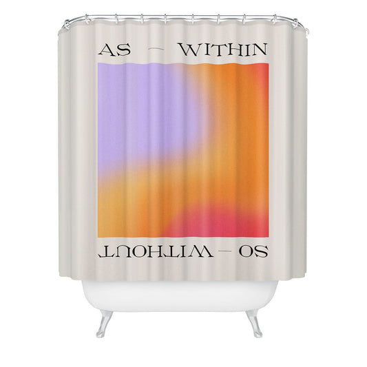 Tiger Spirit As Within So Without Shower Curtain