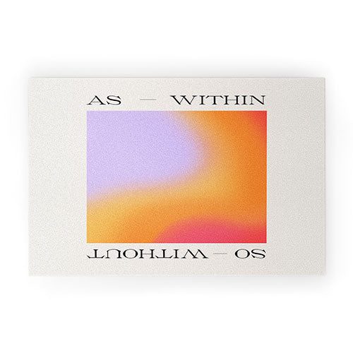 Tiger Spirit As Within So Without Welcome Mat