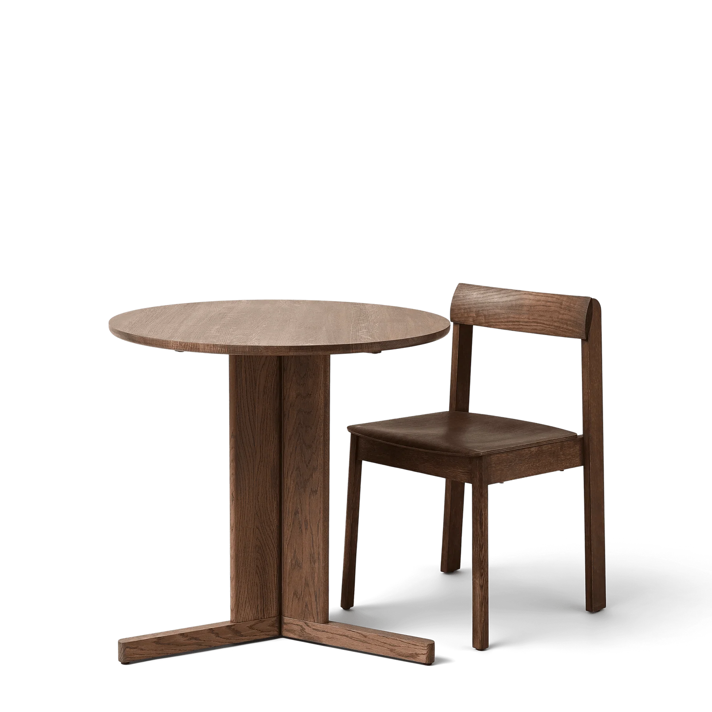 Trefoil Round Table - 3 Legs