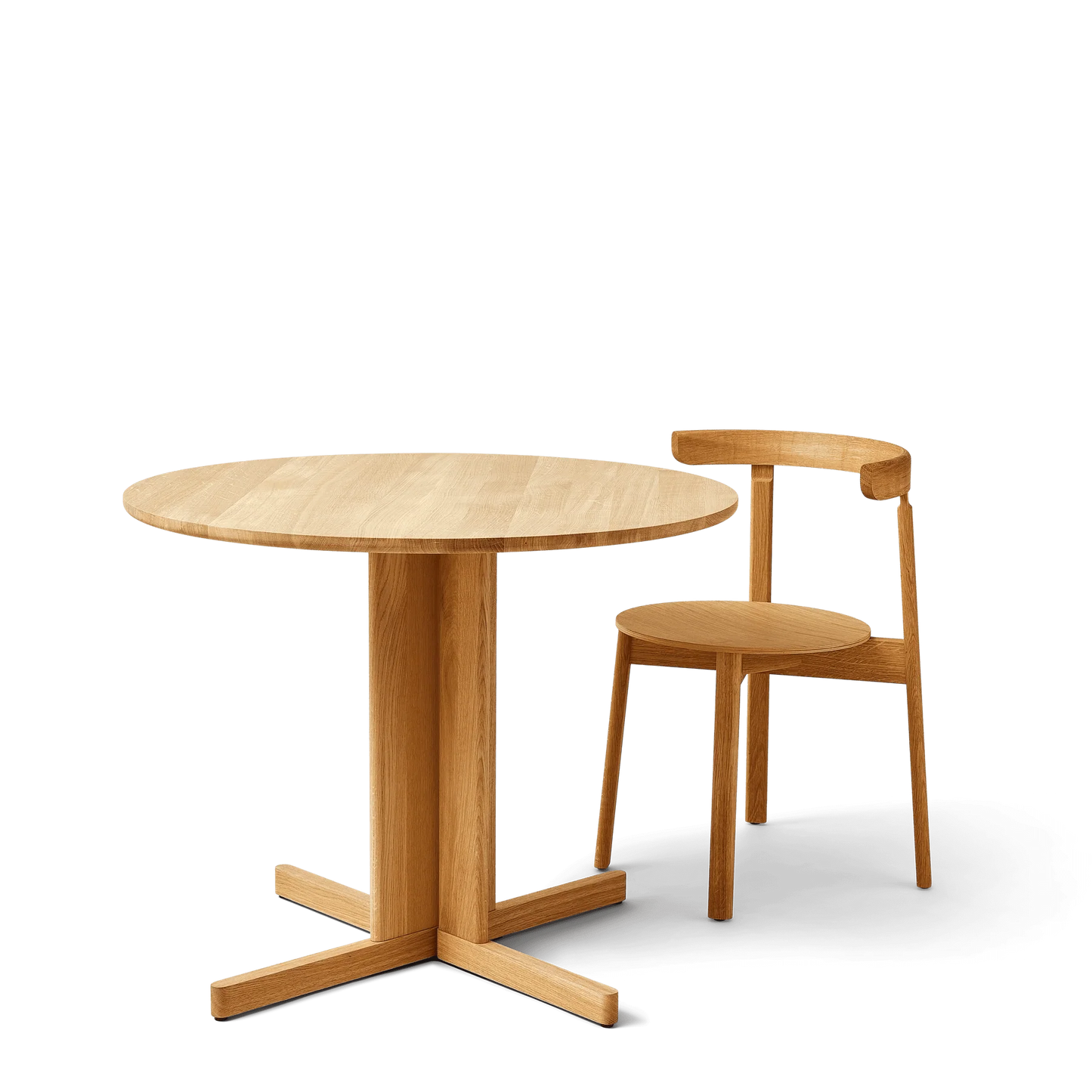 Trefoil Round Table