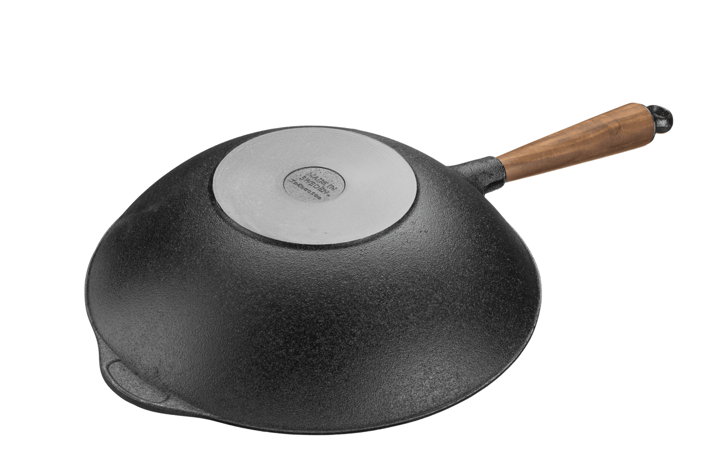 Wok with Walnut Handle - 12.2"
