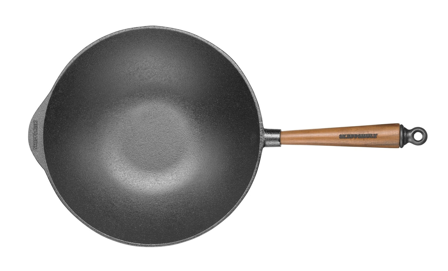 Wok with Walnut Handle - 12.2"